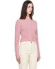 Maison Kitsuné Maison Kitsuné Pink Baby Fox Lambswool Fitted Cardigan - 2