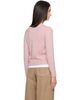 Maison Kitsuné Maison Kitsuné Pink Fox Head Lambswool Comfort Sweater - 3