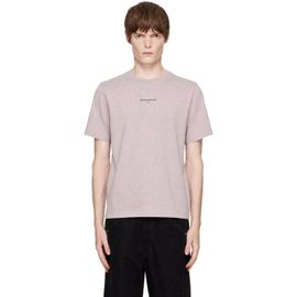 Maison Kitsuné Maison Kitsuné Pink 'Maison Kitsune Paris' Faded Comfort T-shirt