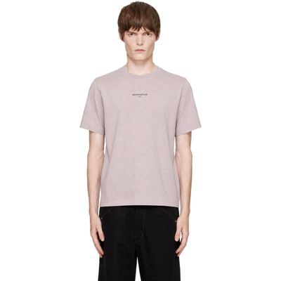 Maison Kitsuné Maison Kitsuné Pink 'Maison Kitsune Paris' Faded Comfort T-shirt