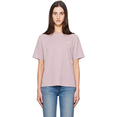 Maison Kitsuné Maison Kitsuné Purple Baby Fox Faded Comfort T-shirt