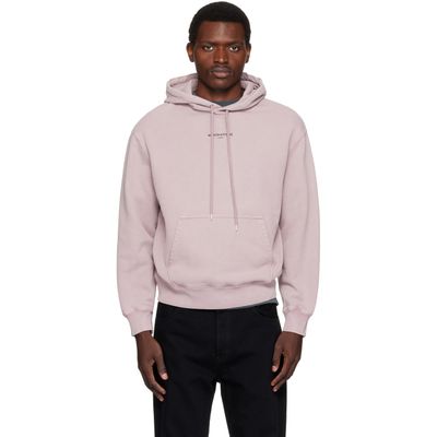 Maison Kitsuné Maison Kitsuné Purple 'Maison Kitsuné Paris' Faded Comfort Hoodie