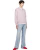 Maison Kitsuné Maison Kitsuné Purple Profile Fox Comfort Polo - 4