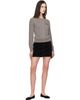 Maison Kitsuné Maison Kitsuné Taupe Double Fox Head Regular Cardigan - 4