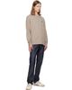 Maison Kitsuné Maison Kitsuné Taupe Fox Head Comfort Long Sleeve T-shirt - 4