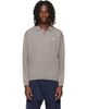 Maison Kitsuné Maison Kitsuné Taupe Profile Fox Comfort Polo - 1