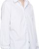 Maison Kitsuné Maison Kitsuné White & Blue Striped Casual Shirt - 2