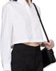 Maison Kitsuné Maison Kitsuné White Baby Fox Cropped Shirt - 2