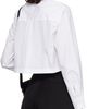 Maison Kitsuné Maison Kitsuné White Baby Fox Cropped Shirt - 3