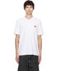 Maison Kitsuné Maison Kitsuné White Fox Head Regular Polo - 1