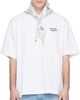Maison Kitsuné Maison Kitsuné White 'Maison Kitsuné' Handwriting Oversize T-shirt - 1