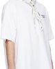 Maison Kitsuné Maison Kitsuné White 'Maison Kitsuné' Handwriting Oversize T-shirt - 2