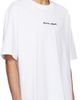Maison Kitsuné Maison Kitsuné White 'Maison Kitsuné' Line Handwriting Oversize T-shirt - 2