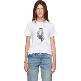 Maison Kitsuné Maison Kitsuné White Weekend Fox Regular T-shirt