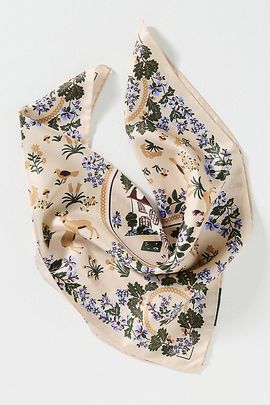 Maison Lecomte Flament Retour de Foret 100% Silk Scarf