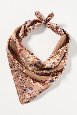Maison Lecomte Flament Secrete Garden 100% Silk Scarf