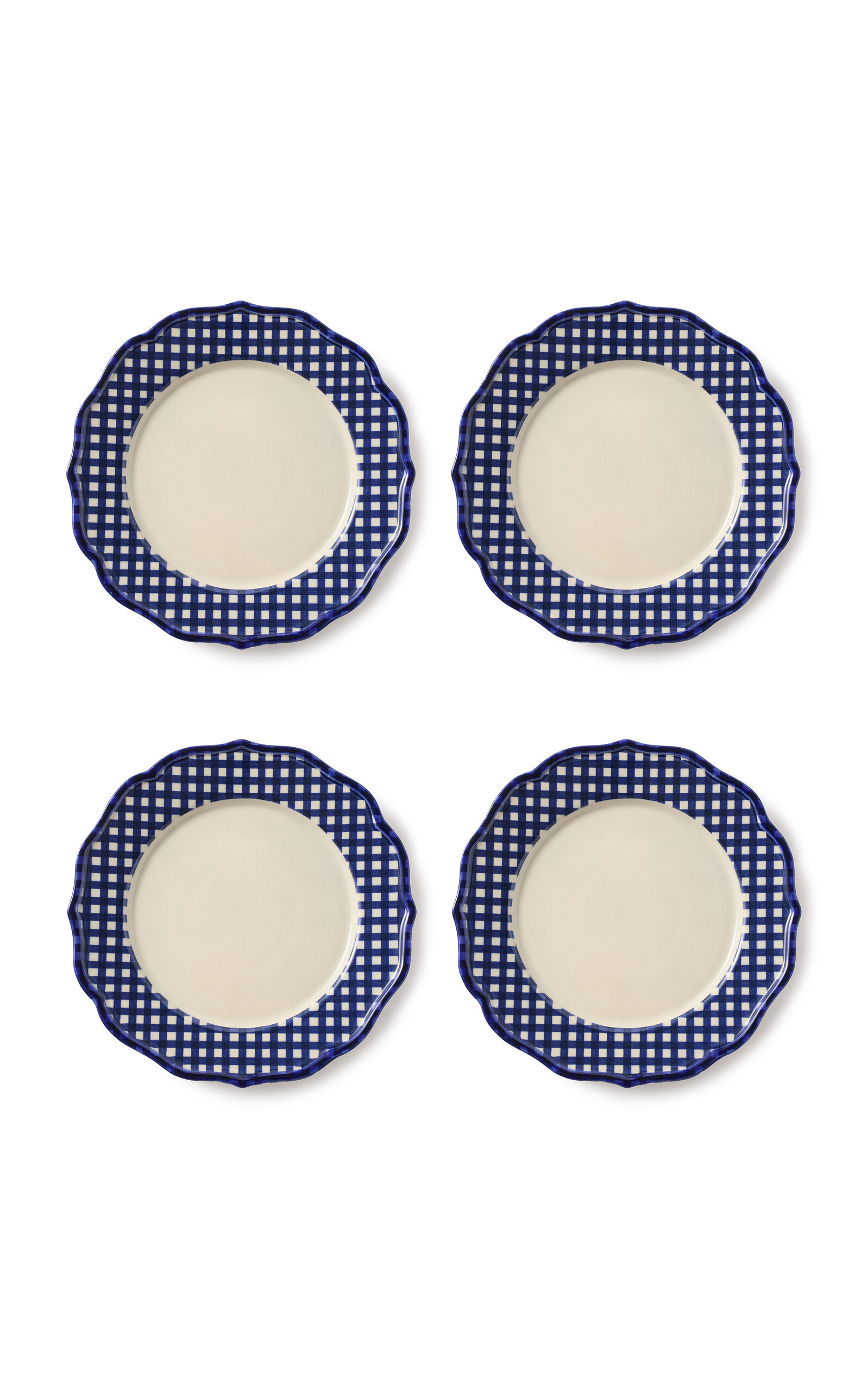 Maison Madison Maison Madison SetOfFour Beatrix Dinner Plate Blue