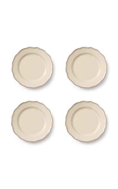 Maison Madison Maison Madison SetofFour Sylvia Side Plates Grey