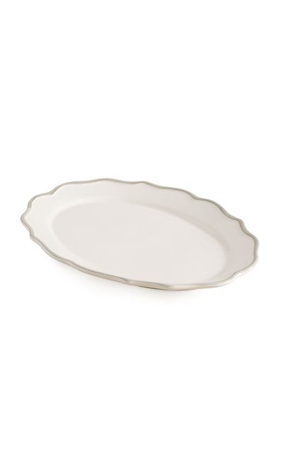 Maison Madison Maison Madison Sylvia Oval Platter Grey