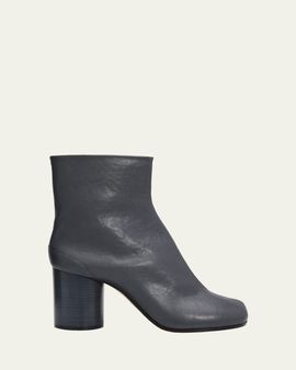 Maison Margiela 80mm Tabi Leather Ankle Boots