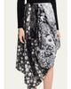 Maison Margiela Draped Floral Silk Midi Skirt - 5