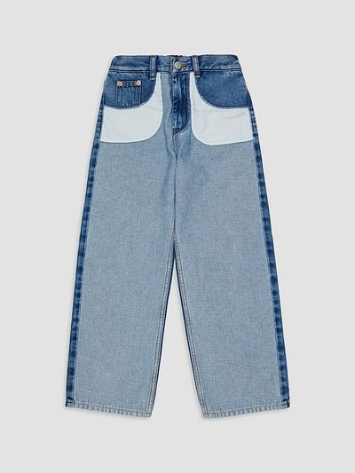 Maison Margiela Little Kid's & Kid's Inside-Out Jeans