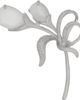 Maison Margiela Maison Margiela Antiqued Wax Floral Brooch - 1