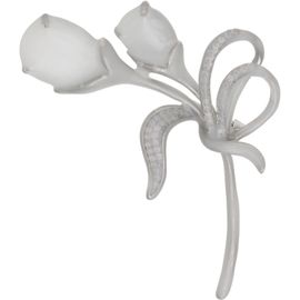 Maison Margiela Maison Margiela Antiqued Wax Floral Brooch