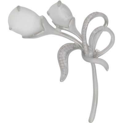 Maison Margiela Maison Margiela Antiqued Wax Floral Brooch