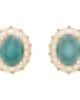 Maison Margiela Maison Margiela Antiqued Wax Pompadour Earrings - 1