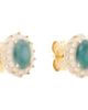 Maison Margiela Maison Margiela Antiqued Wax Pompadour Earrings - 2