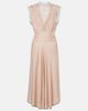 Maison Margiela Maison Margiela Belted lace-trimmed midi dress - 1