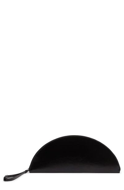 Maison Margiela Maison Margiela Big Half Moon Leather Clutch