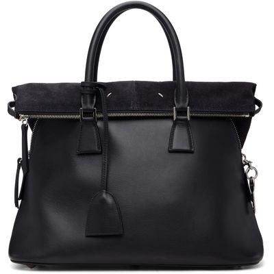 Maison Margiela Maison Margiela Black 5AC Soft Medium Tote
