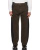 Maison Margiela Maison Margiela Black & Brown Straight-Leg Jeans - 1