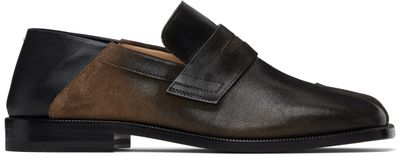 Maison Margiela Maison Margiela Black & Brown Tabi City Loafers