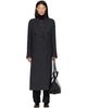 Maison Margiela Maison Margiela Black & Gray Double Breasted Coat - 1