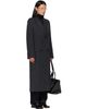 Maison Margiela Maison Margiela Black & Gray Double Breasted Coat - 2