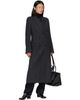 Maison Margiela Maison Margiela Black & Gray Double Breasted Coat - 4