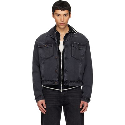 Maison Margiela Maison Margiela Black Caban Denim Jacket