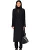 Maison Margiela Maison Margiela Black Double Breasted Coat - 1