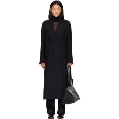 Maison Margiela Maison Margiela Black Double Breasted Coat