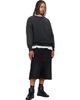 Maison Margiela Maison Margiela Black Embroidered Logo Sweatshirt - 4