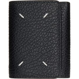 Maison Margiela Maison Margiela Black Four Stitches Trifold Wallet