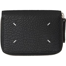 Maison Margiela Maison Margiela Black Four Stitches Zip Wallet
