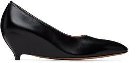 Maison Margiela Maison Margiela Black Heel-Less Kitten Pump Heels