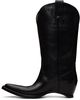 Maison Margiela Maison Margiela Black Heel-Less Western Boots - 3