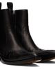 Maison Margiela Maison Margiela Black Heel-Less Western Flame Boots - 4