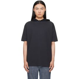 Maison Margiela Maison Margiela Black Hooded T-shirt