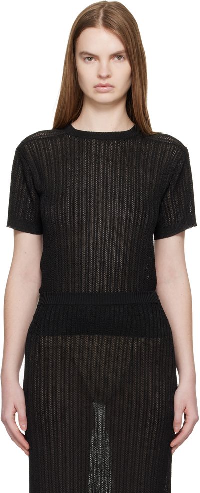Maison Margiela Maison Margiela Black Knit Sweater